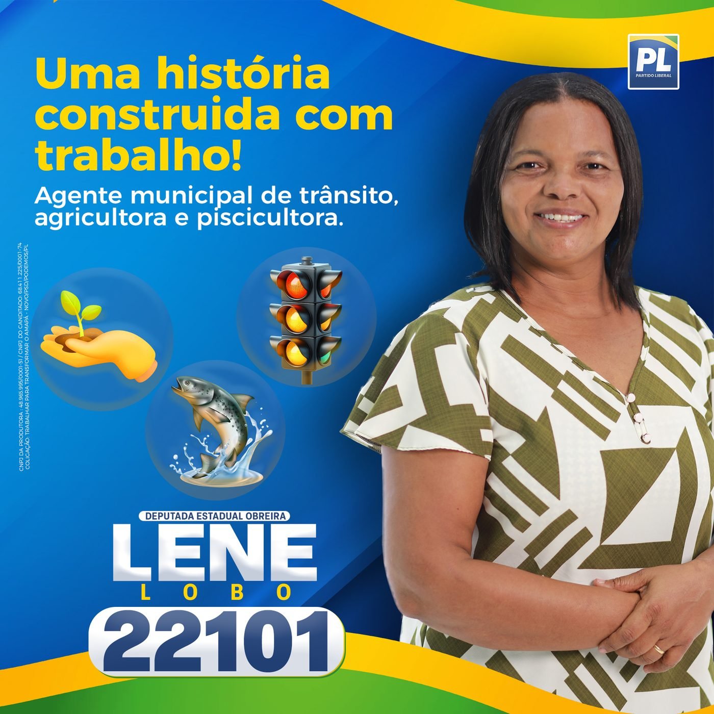 Uma história construída com trabalho — Obreira Lene Lobo: agente municipal de trânsito, agricultora e piscicultora